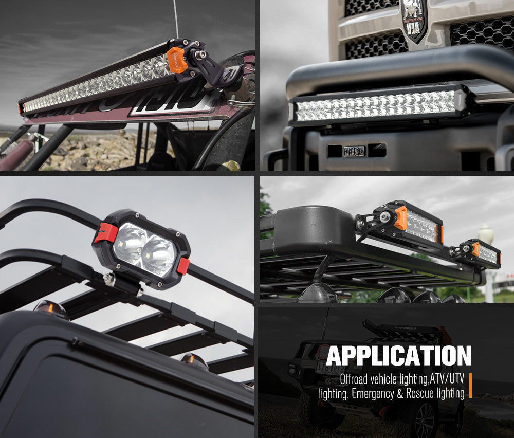 Lightfox Vega Series 14inch Osram LED Light Bar 1Lux @ 319m 7,548 Lumens