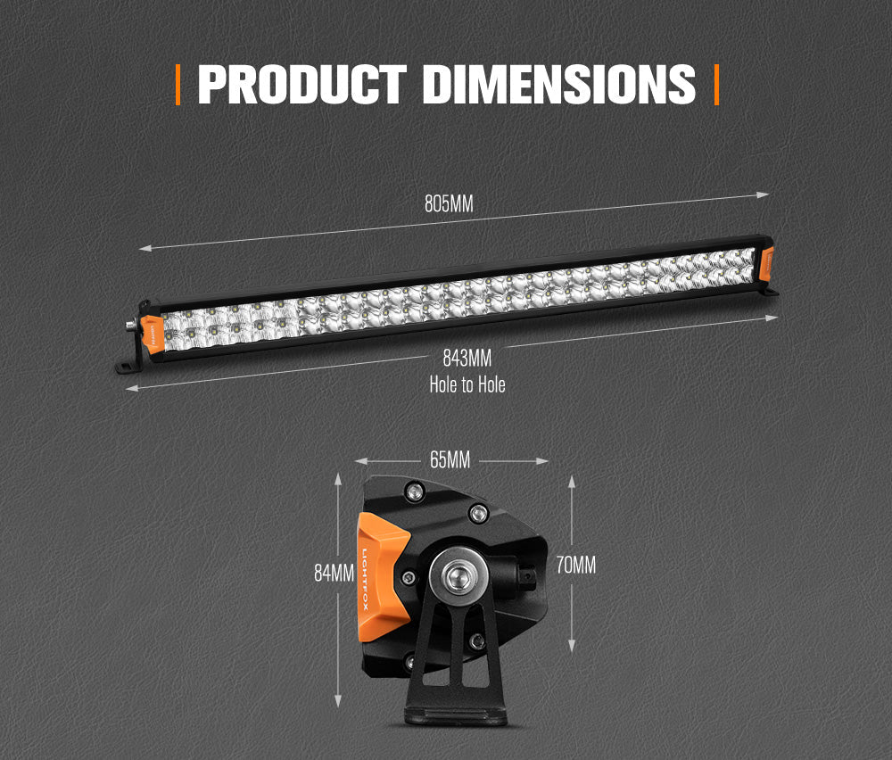Lightfox Rigel Series 30inch Osram LED Light Bar 1Lux @ 612m 22,644 Lumens