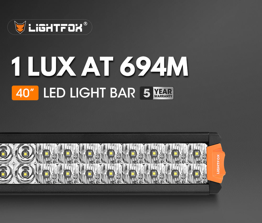 Lightfox Rigel Series 40inch Osram LED Light Bar 1Lux @ 694m 30,192 Lumens