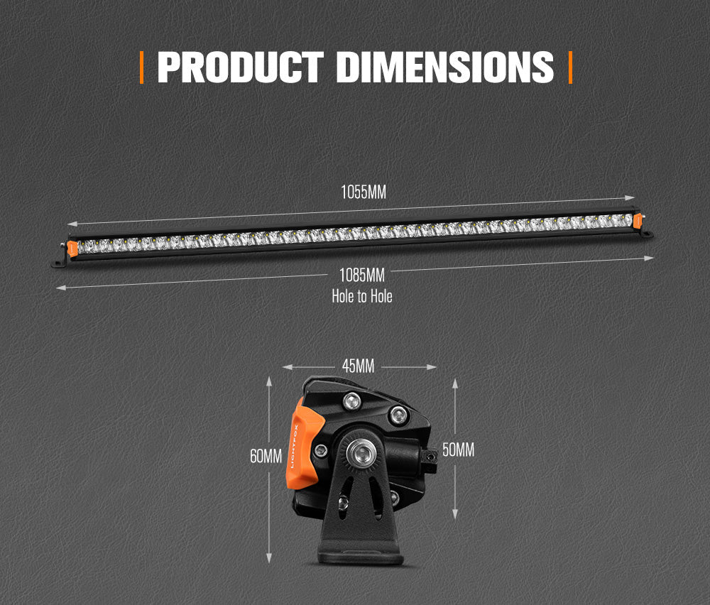Lightfox Vega Series 40inch Osram LED Light Bar 1Lux @ 611m 25,160 Lumens