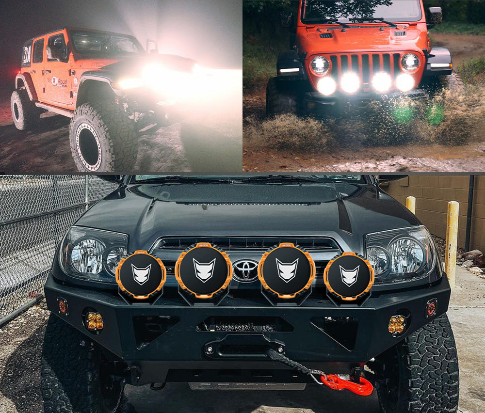 Lightfox 7inch+9inch Osram LED Driving Lights