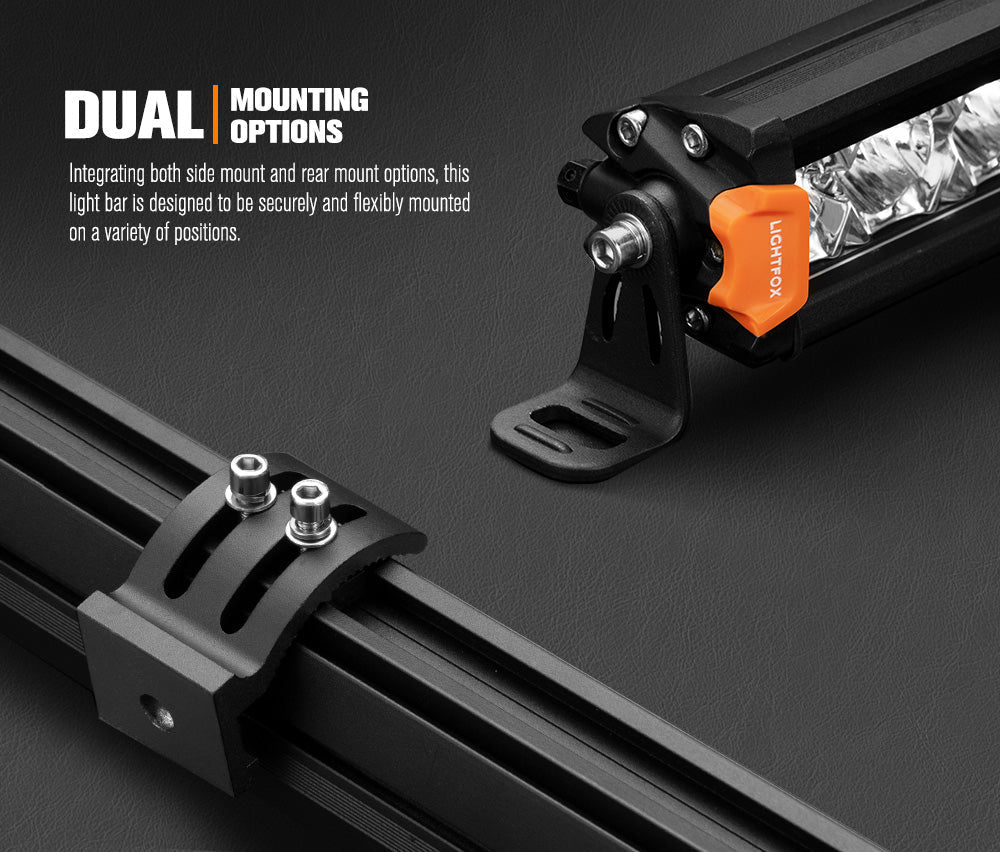 Lightfox OSRAM 9inch LED Driving Lights + 8inch LED Light Pods + Wiring Kit